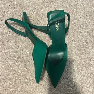 Zara Green Women's Shoes